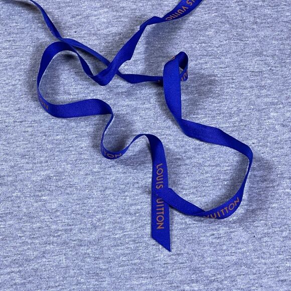 LOUIS VUITTON Shopping Tote Bag Authentic Gift Bag With Ribbon 14"x 9.75"x 4.25" - Picture 4 of 6